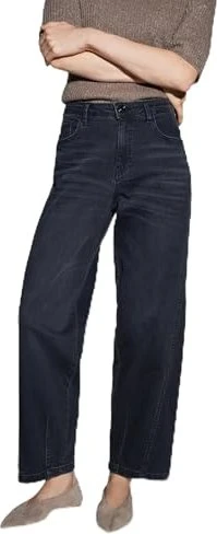 Opus Lolah Edgy Barrel Jeans dark cosmic grey (Damen)