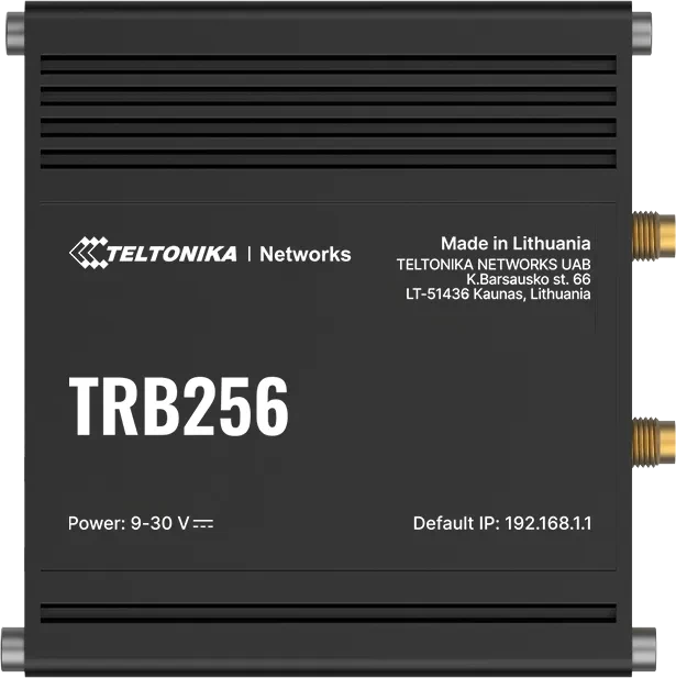 Teltonika TRB256, Industrial, NB-IoT Gateway, Global, Standard package