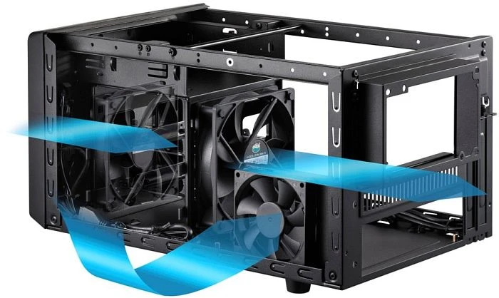 Cooler Master Elite 120 Advanced schwarz, Mini-ITX