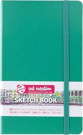 Royal Talens Skizzenbuch waldgrün, 130x210mm, glatt, 80 Blatt