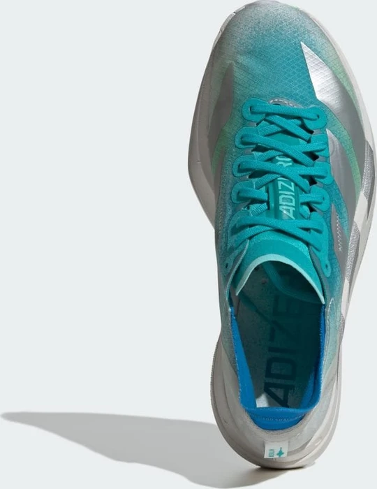 adidas Adizero Adios Pro 4 hi-res aqua/matte silver/grey one (Damen)