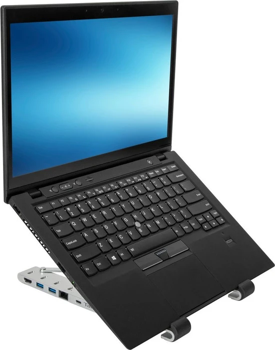 Targus Tragbarer Laptop-Ständer mit integrierter Dock, USB-C 3.0 [Stecker]