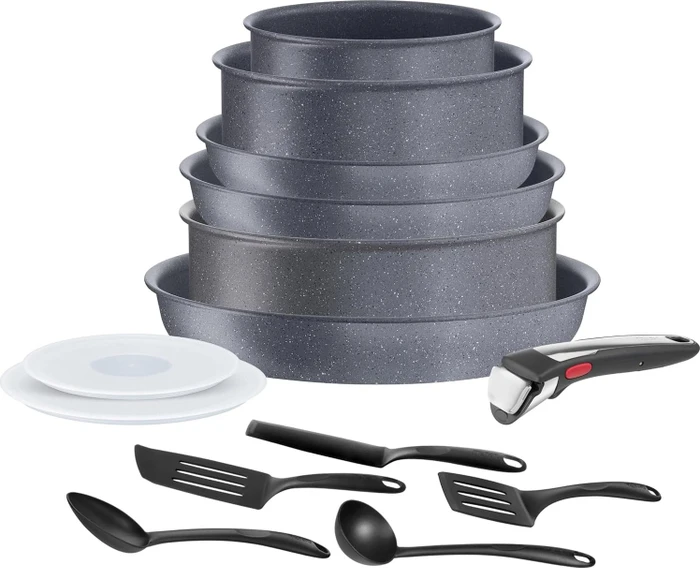 Tefal L7669902 Ingenio Kochgeschirr-Set, 14-tlg.