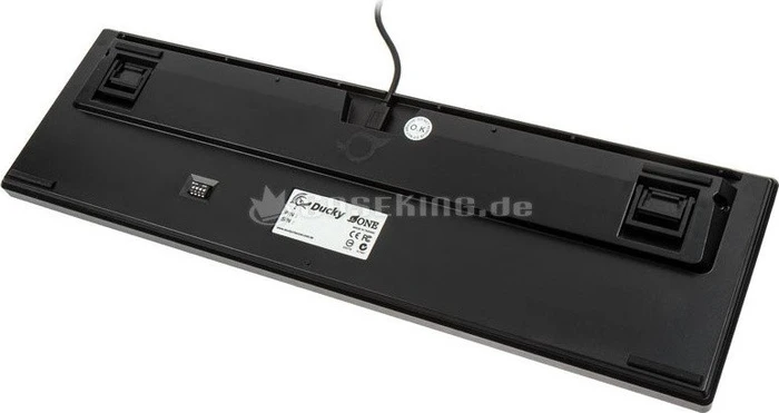 Ducky One PBT, schwarz/grau, MX BLACK, USB, DE