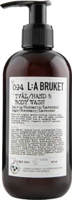 L:A Bruket No 094 Sage Rosemary Lavender Hand & Body Wash, 240ml