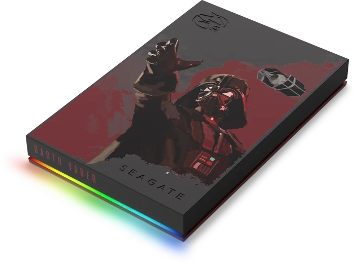 Seagate FireCuda Gaming HDD - Darth Vader Special Edition, 2TB, +Rescue, USB 3.0 Micro-B