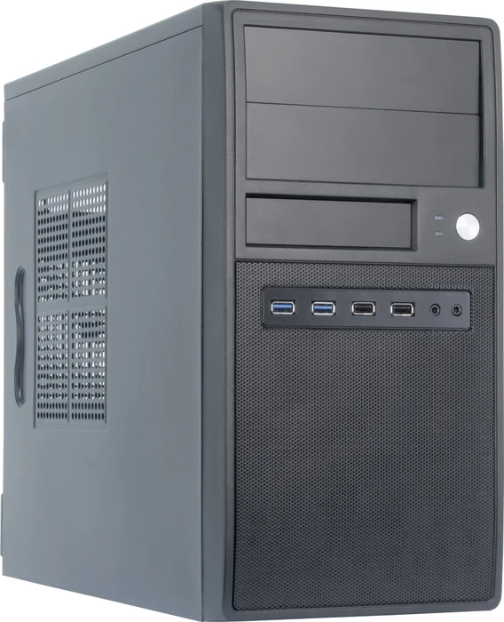 Chieftec Mesh CT-04B, schwarz, 350W ATX 2.3