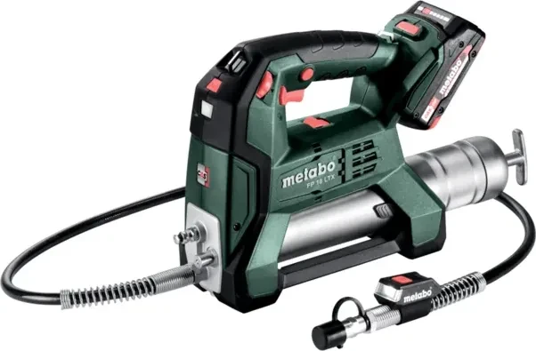 Metabo FP 18 LTX Akku-Fettpresse inkl. Koffer + 2 Akkus 2.0Ah
