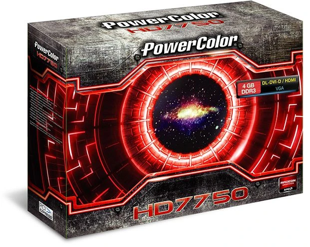 PowerColor Radeon HD 7750, 4GB DDR3, VGA, DVI, HDMI