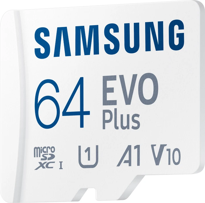 Samsung EVO Plus 2021 R130 64GB Kit, UHS-I U1, A1, Class 10