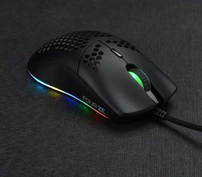FourZE GM800 Gaming Mouse schwarz, USB