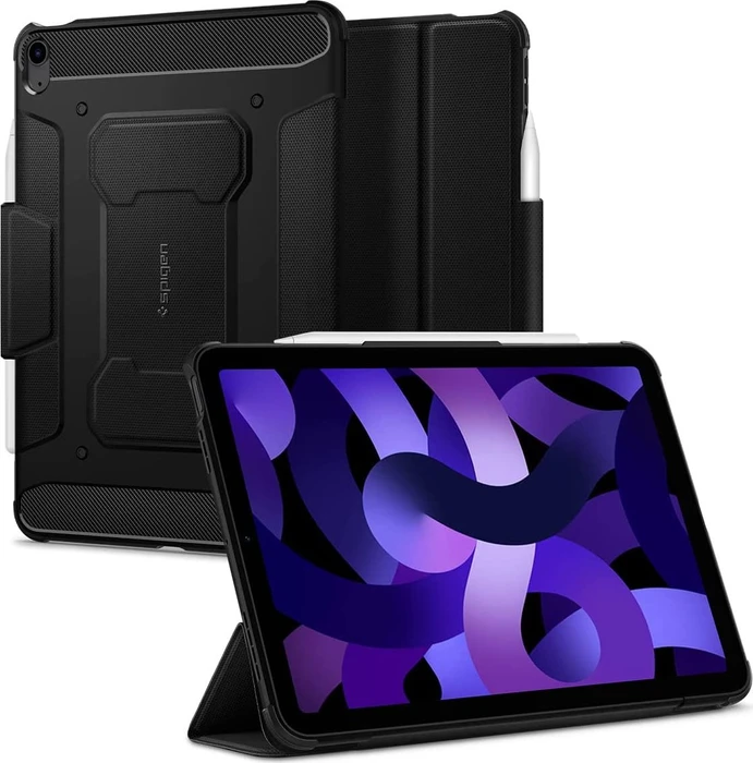 Spigen Rugged Armor Pro Schutzhülle für Apple iPad Air, schwarz