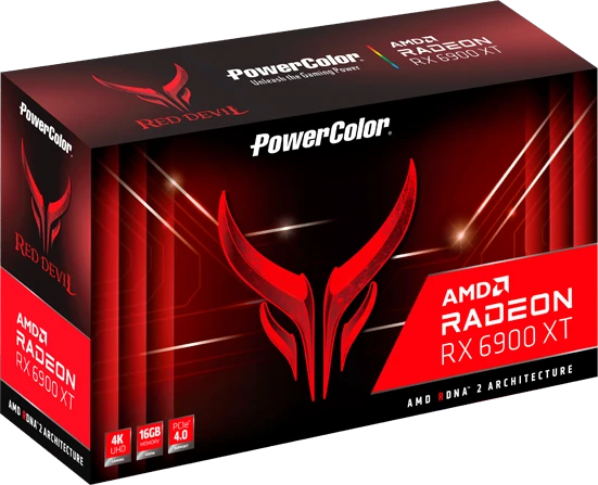 PowerColor Red Devil Radeon RX 6900 XT, 16GB GDDR6, HDMI, 3x DP