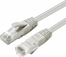 MicroConnect Patchkabel, Cat6, U/UTP, RJ-45/RJ-45, 15m, grau