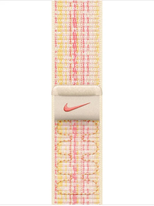 Apple Nike Sport Loop für Apple Watch 41mm Starlight/pink
