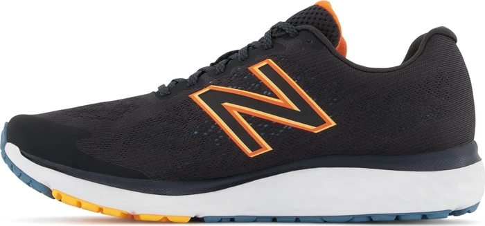 New Balance Fresh Foam 680v7 black/vibrant orange/vibrant apricot (Herren)