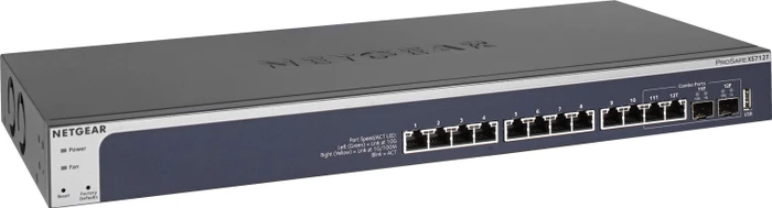 Netgear ProSAFE XS700 Rackmount 10G Smart Switch, 10x RJ-45, 2x RJ-45/SFP+