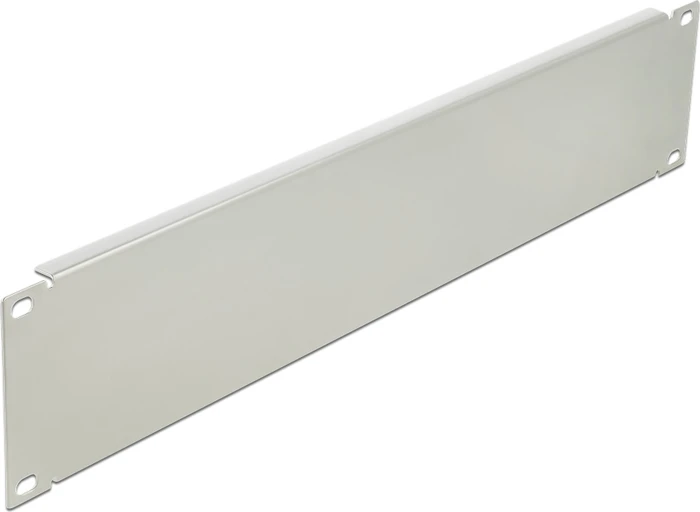 DeLOCK 19" Blindpanel, geschlossen, grau, 2HE