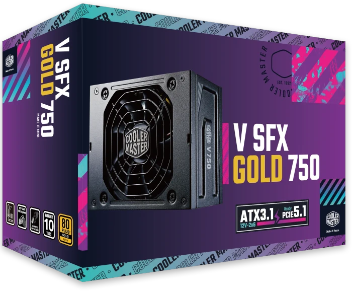 Cooler Master V-Series V750 SFX Gold 750W, ATX 3.1