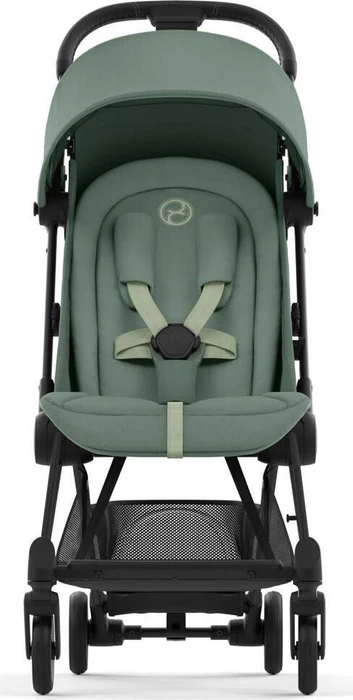Cybex Coya Matte Black Frame leaf green