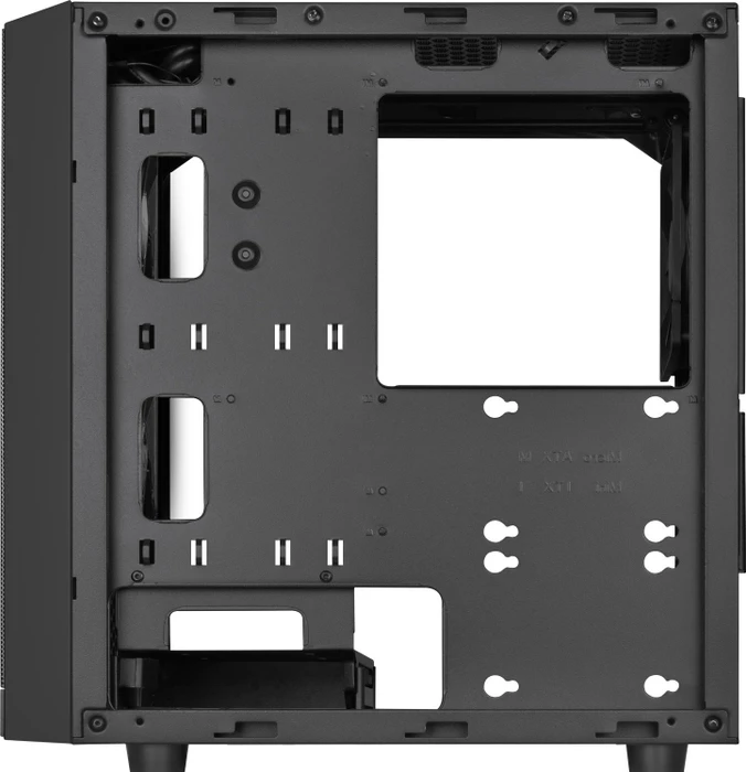 SilverStone Precision PS15, schwarz, Lüfter LED RGB, Glasfenster