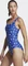 adidas Allover Print Sportswear Badeanzug semi lucid blue/white (Damen) Vorschaubild