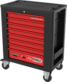 KS Tools PERFORMANCEplus P15 Werkzeugwagen schwarz/rot