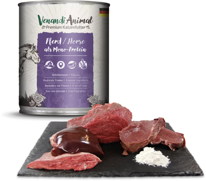 Venandi Animal Pferd als Monoprotein, 800g