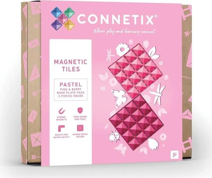 Connetix Grundplatte Pink & Berry