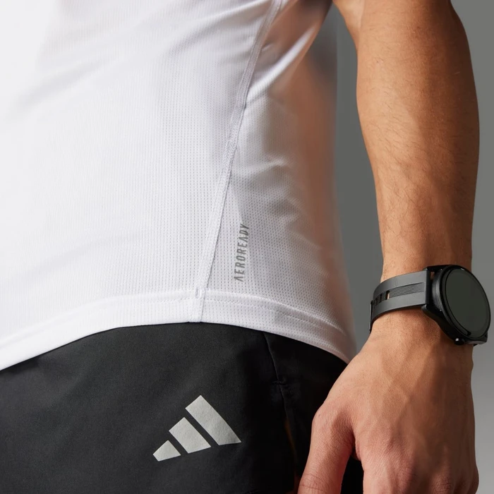 adidas Run It Laufshirt kurzarm weiß (Herren)
