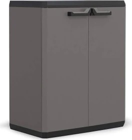 Keter Più niedrig Geräteschrank dark grey black