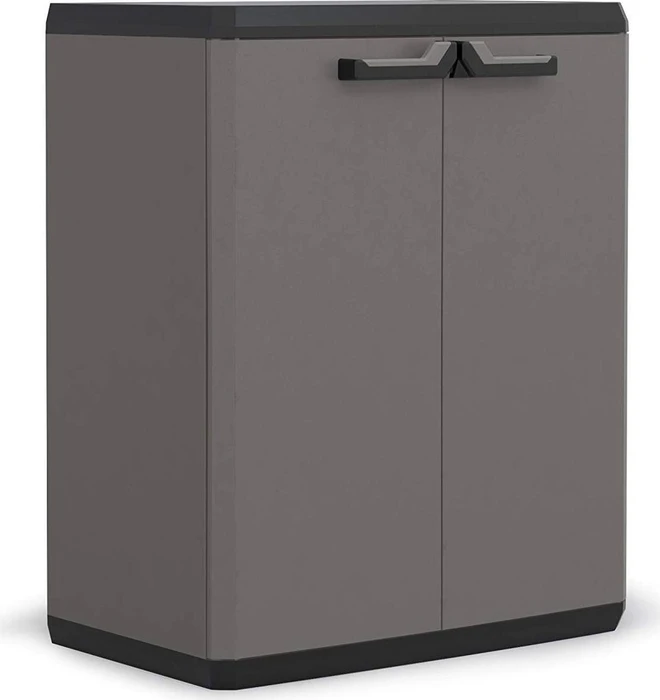 Keter Più niedrig Geräteschrank dark grey black