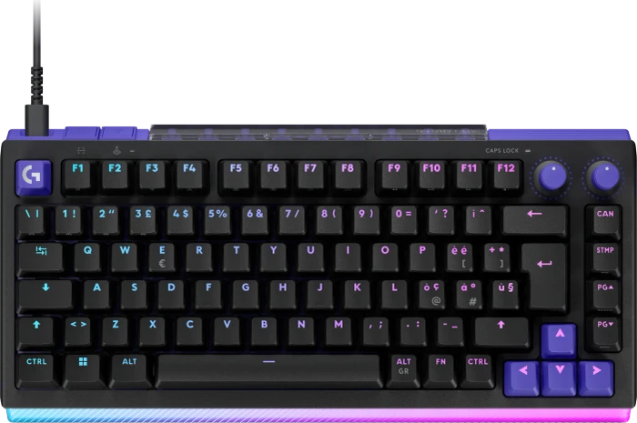 Logitech G512 X 75 TMR, schwarz, Dual-Swap analog/mechanisch, taktil, USB, IT