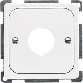 Schrack ELSO Zentralplatte für Befehlsgeräte mit 22.5mm Loch, reinweiß