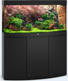 Juwel Vision 260 LED Aquarium-Set mit Unterschrank, schwarz/schwarz, 260l