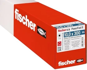 fischer PowerFast FPF II WTP T40 10x300 BC 50 Holzbauschraube, 10x300mm, 50 Stück
