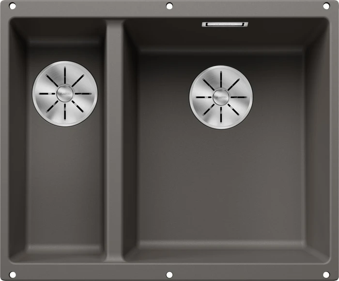 Blanco Subline 340/160-U InFino Unterbau Becken rechts vulkangrau