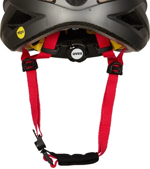 UVEX I-VO CC MIPS Helm titan/red mat
