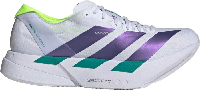 adidas Adizero Adios Pro 4 frozen purple/solar purple/signal green (Herren)