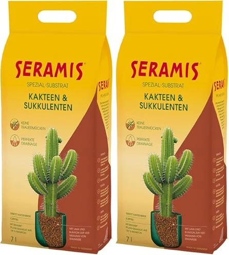 Seramis Spezial-Substrat für Kakteen und Sukkulenten, 7l