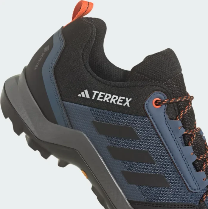 adidas Terrex AX3 GTX wonder steel/core black/semi impact orange (Herren)