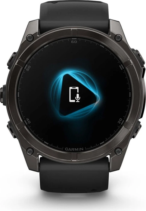 Garmin Fenix 8 51mm Sapphire carbon grey/black-pebble grey silicone