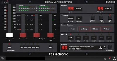 TC Electronic DVR2 Digital Vintage Reverb Powercore (deutsch) (PC/MAC)