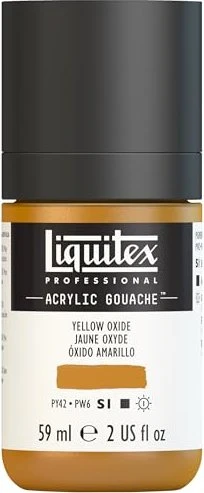 Liquitex Professional Acrylic Gouache yellow oxide, 59ml