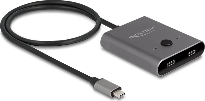 DeLOCK USB-C bidirektionaler 2-auf-1 Switch, USB-C 3.1 [Stecker]