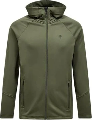 Peak Performance Rider Essentials Midlayer Zip Hood Jacke pine needle (Herren)