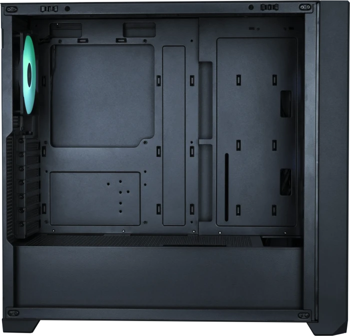 Silentware Flow 110 A-RGB Black, Glasfenster