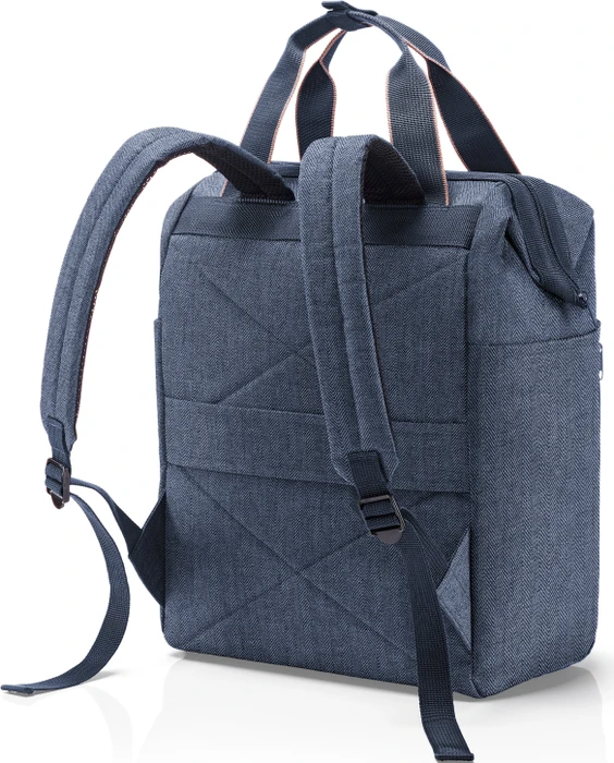Reisenthel allrounder R large herringbone dark blue