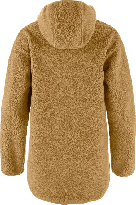Fjällräven Vardag Pile Fleece Long Funktionsjacke buckwheat brown (Damen)
