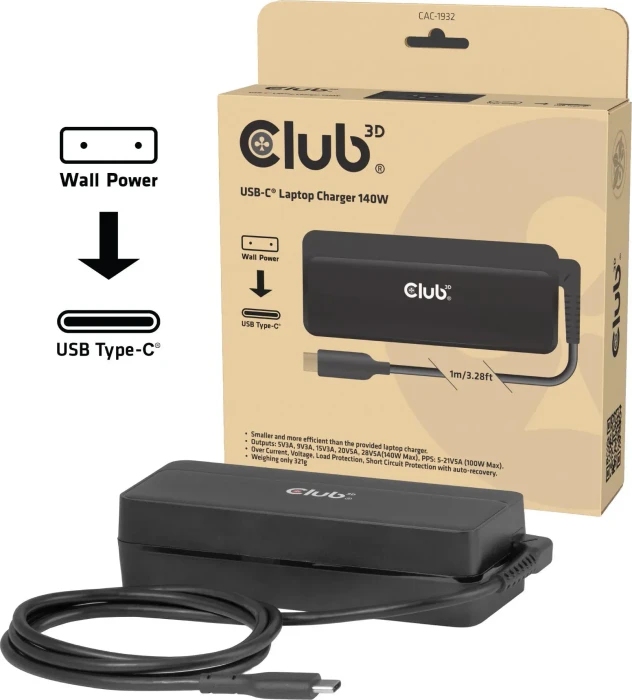 Club 3D CAC-1932 schwarz